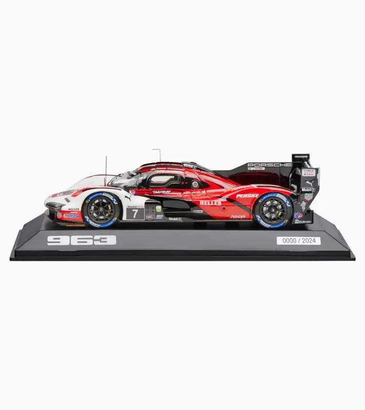 PORSCHE 963 Winner 24h Daytona #7 Ltd Model 1:43 startovní číslo 7 červený