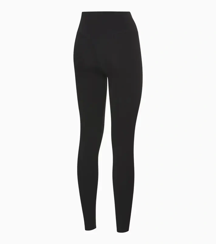 PORSCHE 7/8 leggings Cayenne Electric Lifestyle Legíny volnočasové sportovní s vysokým pasem černá
