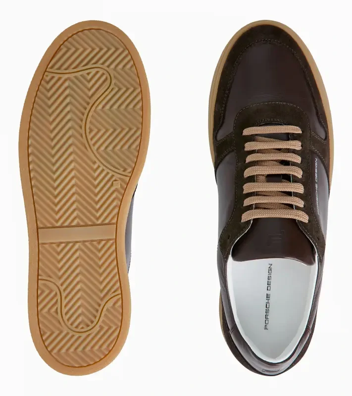 PORSCHE DESIGN Gumsole Sneaker Obuv teniska volnočasová sportovního střihu tmavě hnědá