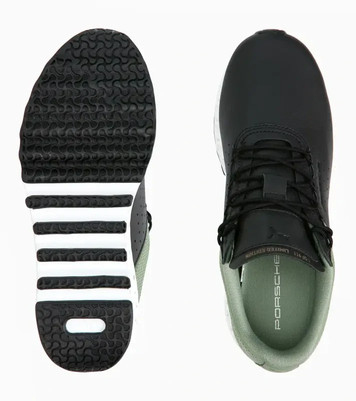 PORSCHE DESIGN Xetic V Sneakers Obuv volnočasová sportovní kožená odlehčená mátová zelená s černou