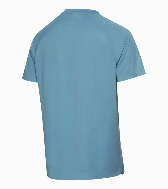 PORSCHE DESIGN Sport-Tex Jacquard T-Shirt Tričko žakárové s kulatým výstřihem světle modrá