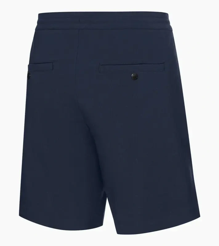 PORSCHE DESIGN Active shorts Kalhoty krátké šortky funkční s drukem a stahovací šňůrkou tmavě modrá