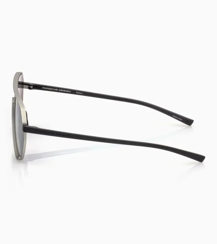 PORSCHE DESIGN P'8996 Targa #3 Sunglasses Sluneční brýle stříbrošedé s kouřovými polarizovanými skly
