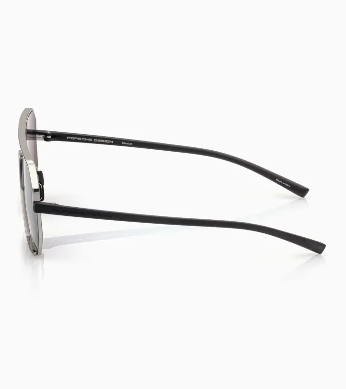 PORSCHE DESIGN P'8995 Targa #2 Sunglasses Sluneční brýle černostříbrné a kouřovými polarizovanými skly