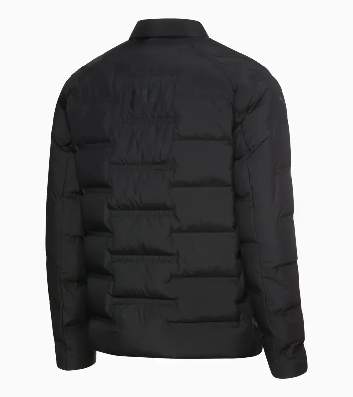 PORSCHE DESIGN Lightweight Padded Jacket Bunda prošívaná funkční do jarního nebo podzimního počasí černá