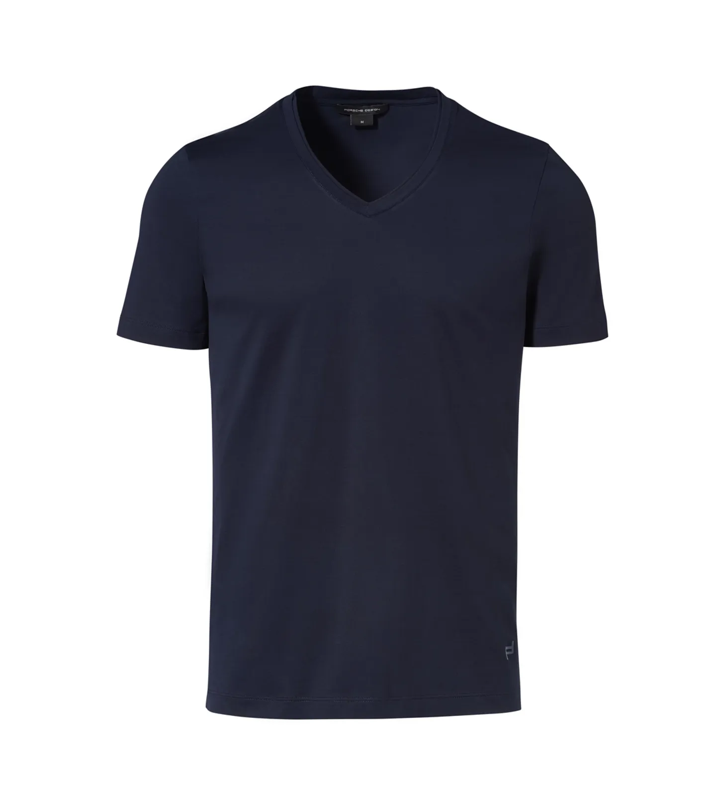 PORSCHE DESIGN V-neck T-shirt Tričko bavlněné s výstřihem do V černá, bílá, námořní modrá