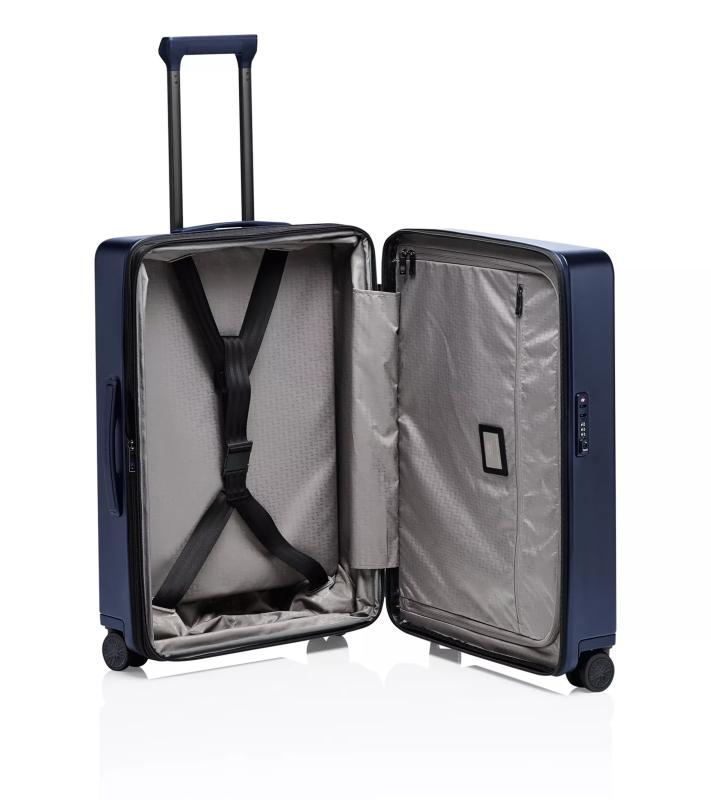PORSCHE DESIGN Roadster Hardcase 4W Trolley M Cestovní zavazadlo kufr skořepinový velikost M matně modrá TSA