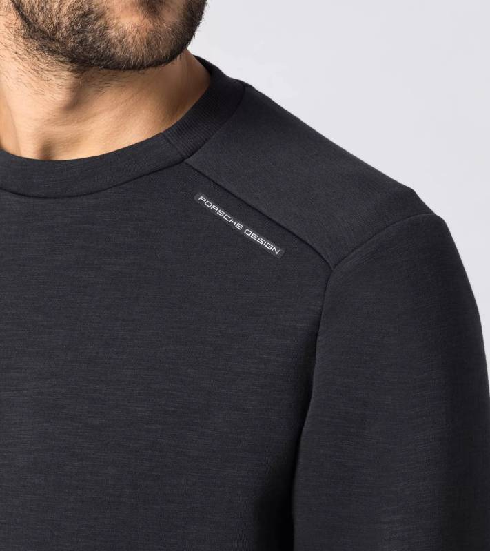 PORSCHE DESIGN RCT Crew Neck Svetr s výstřihem ke krku černá