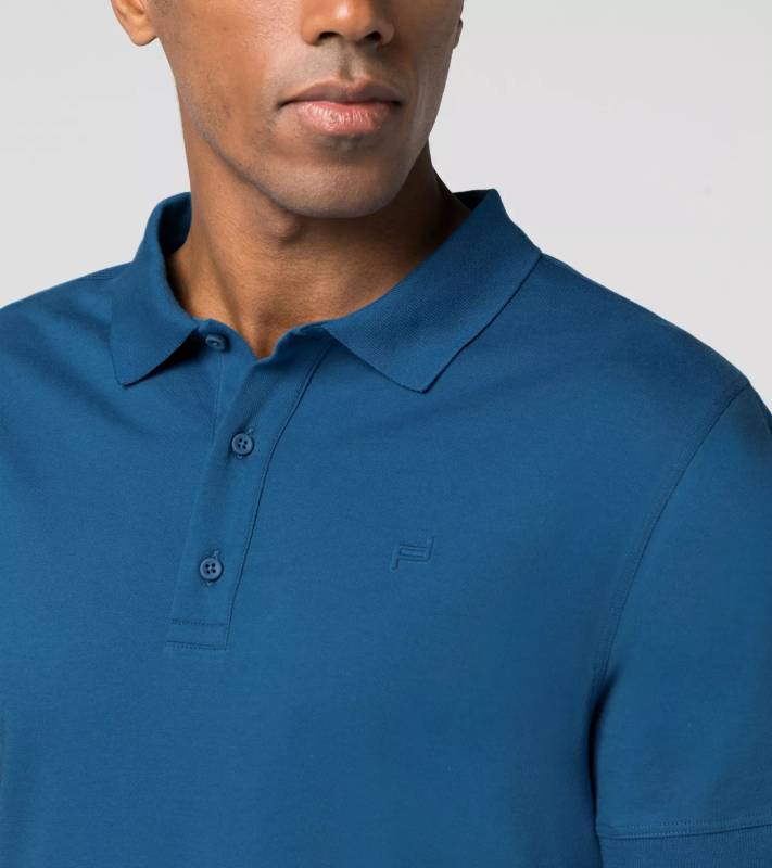 PORSCHE DESIGN P Icon Polo Tričko módní s límečkem a logem modré