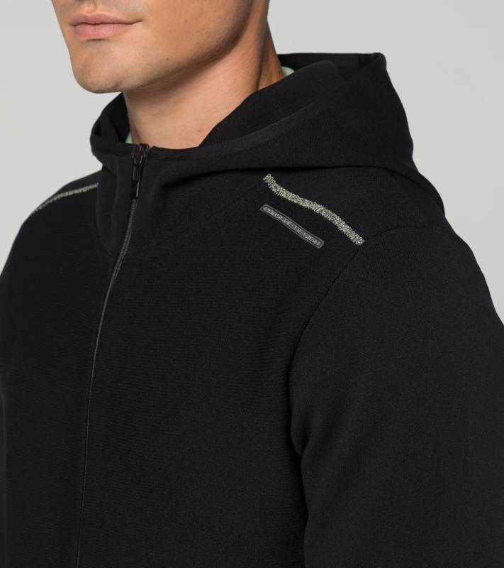 PORSCHE DESIGN EvoKNIT® Midlayer Jacket Mikina volnočasová lehká funkční černá