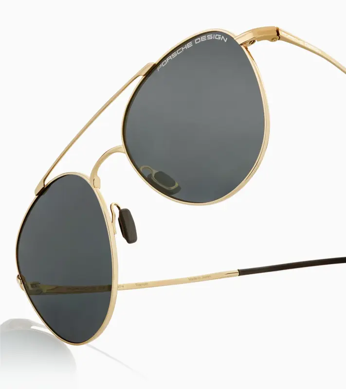 PORSCHE DESIGN Sunglasses P´8947 Sluneční brýle v barvě zlatočerné se šedými skly polarizované