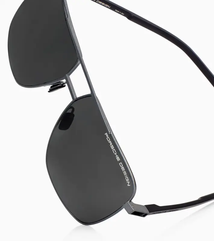 PORSCHE DESIGN Sunglasses P´8963 Sluneční brýle černošedé a šedými skly polarizované