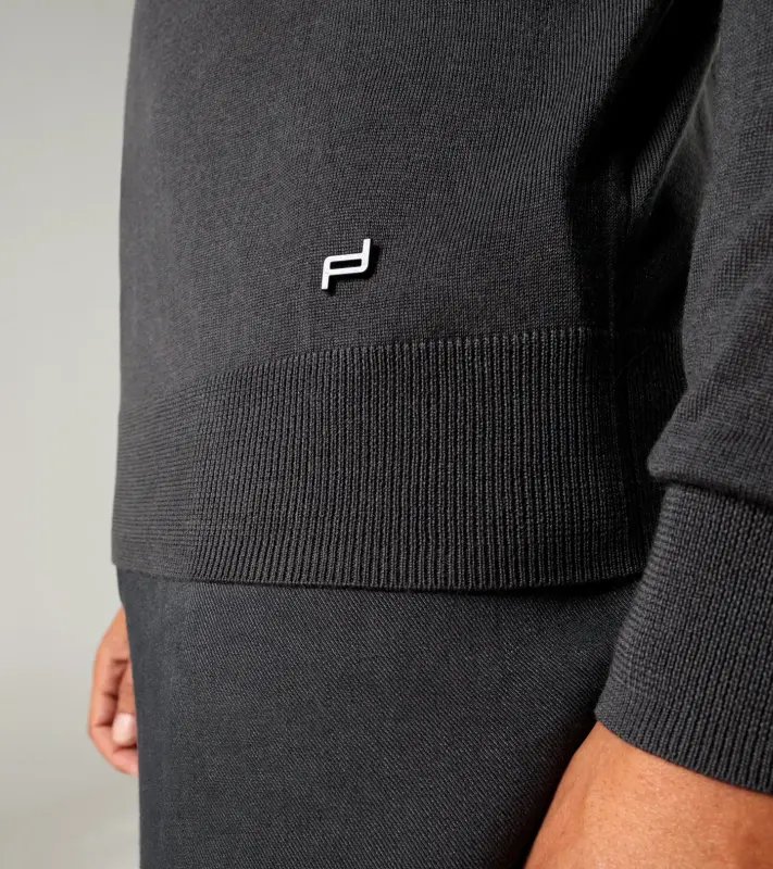 PORSCHE DESIGN Turtleneck sweater Svetr rolák asfaltově šedá