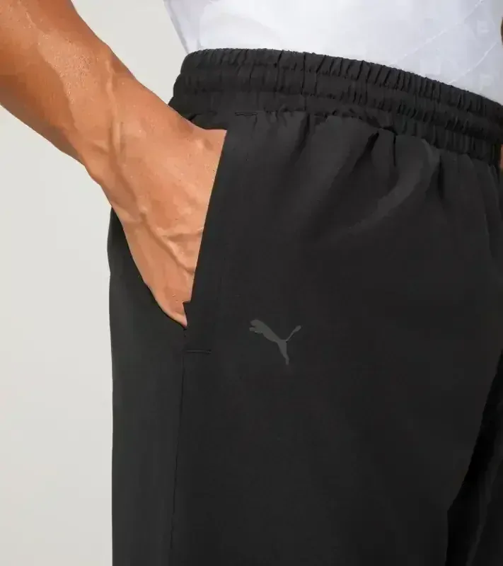 PORSCHE DESIGN Woven tech trousers Kalhoty sportovní funkční elastické černá