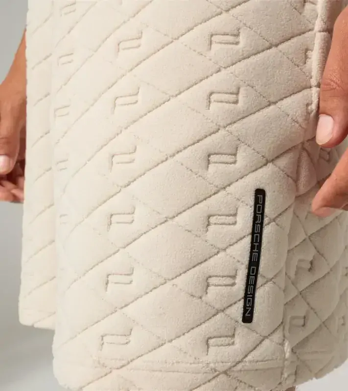 PORSCHE DESIGN Summer shorts Kalhoty krátké s reliéfním vzorem alpská bílá