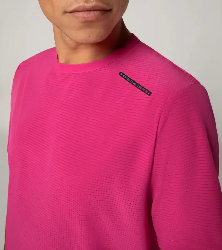 PORSCHE DESIGN Active T-shirt Tričko sportovní funkční granátová růže