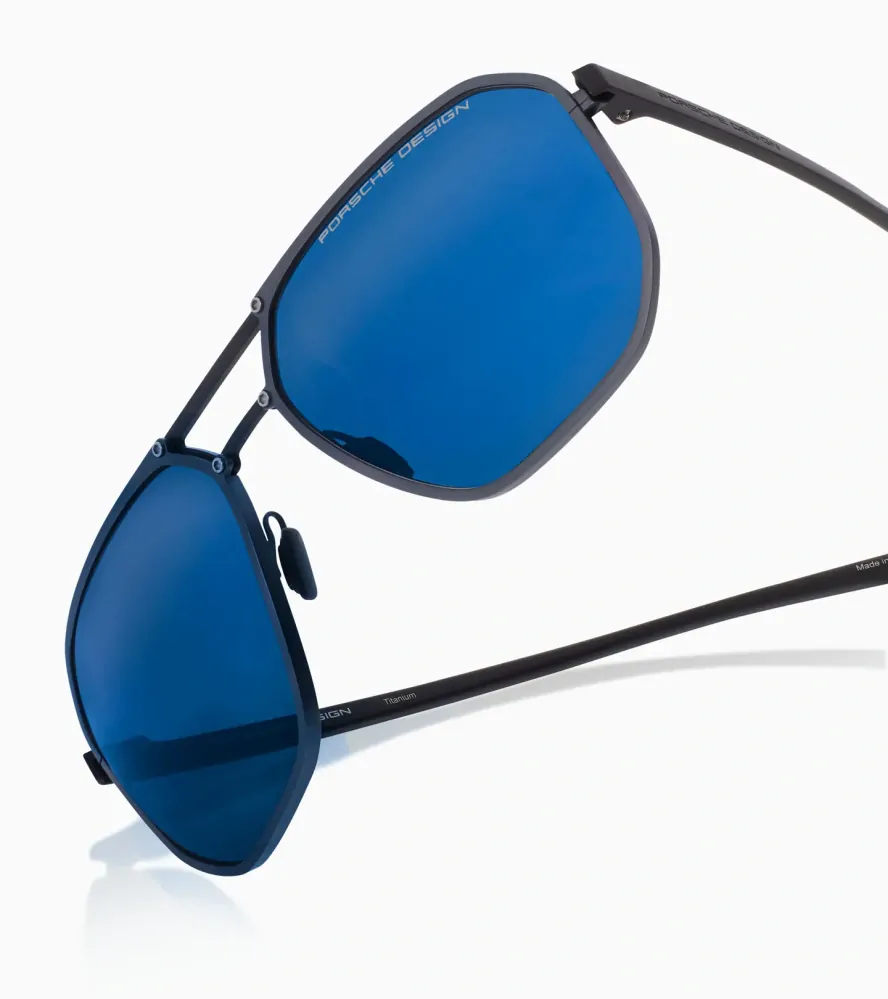PORSCHE DESIGN Sunglasses P´8971 sluneční brýle šedo modré s tmavě modrými skly
