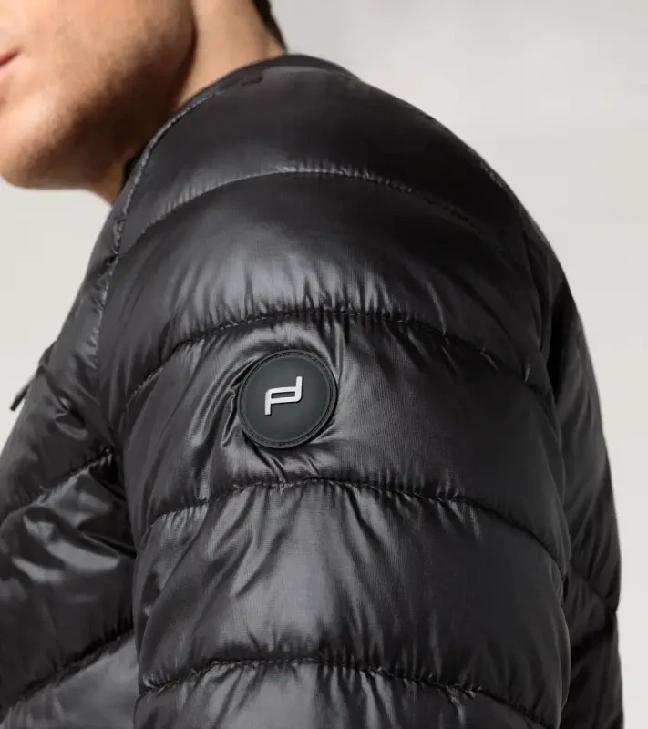 PORSCHE DESIGN Lightweight jacket Bunda prošívaná odlehčená na zip černá