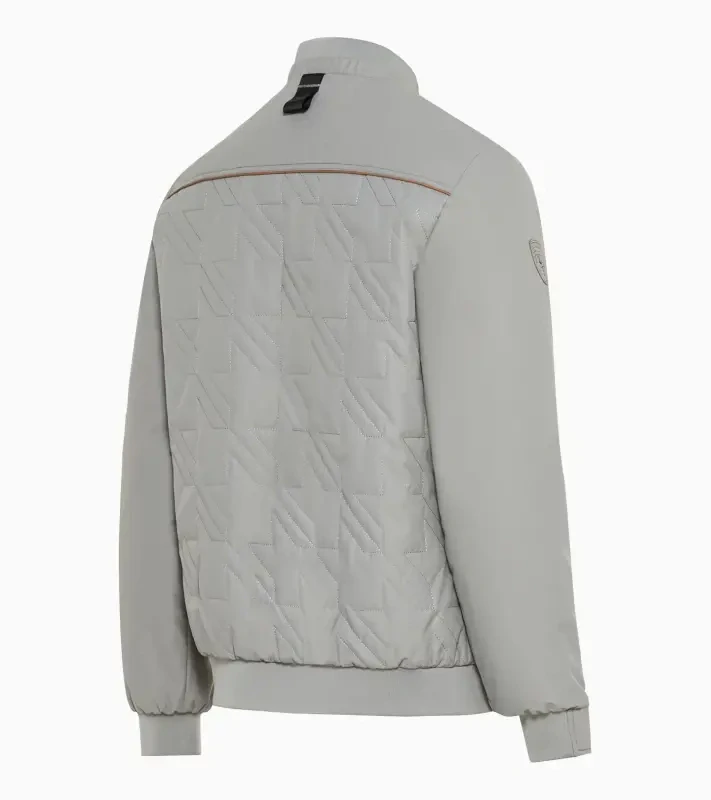 PORSCHE Revesible jacket Heritage Pánská bunda odlehčená prošívaná oboustranná krémově bílá a světle hnědá