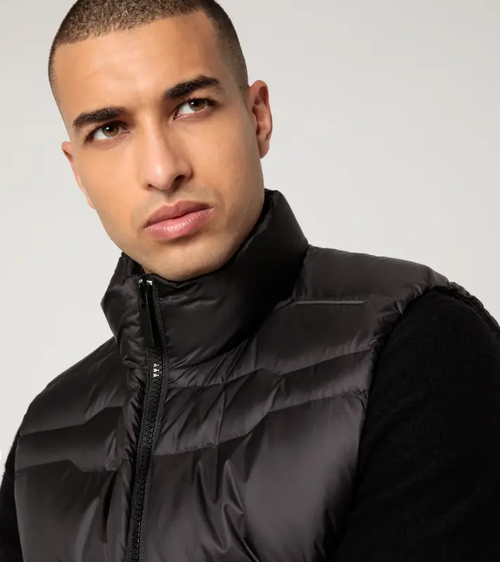 PORSCHE DESIGN Padded Vest Vesta odlehčená prošívaná černá puma
