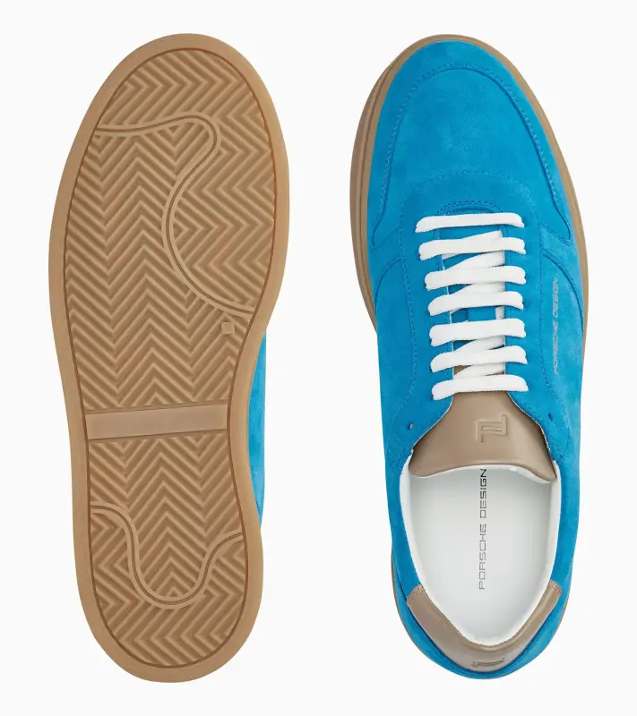 PORSCHE DESIGN Gumsole Trainers Obuv teniska kožená volnočasová světle modrá
