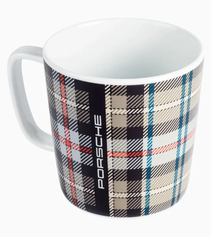 PORSCHE Collector's cup no.8 50Y Turbo Limited Hrnek 500ml s tartanovým vzorem