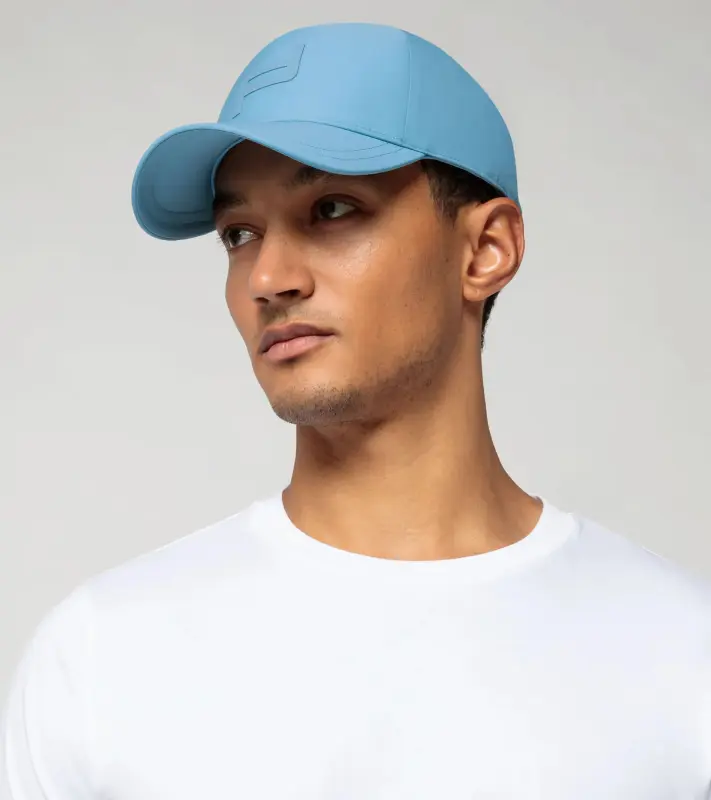 PORSCHE DESIGN Classic Cap Čepice kšiltovka s logem pastelová světle modrá