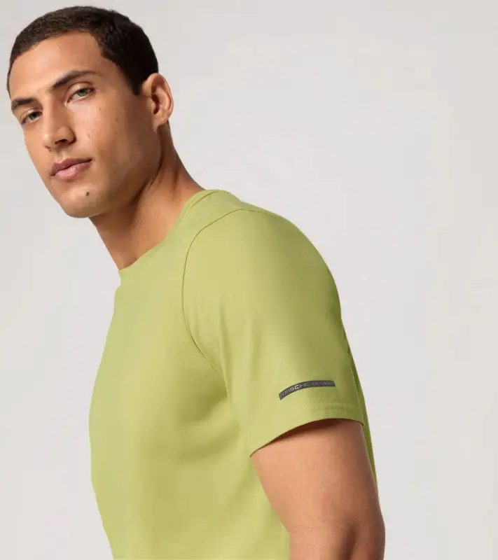PORSCHE DESIGN Men´s T-Shirt Tričko pánské bavlněné jemně žlutá
