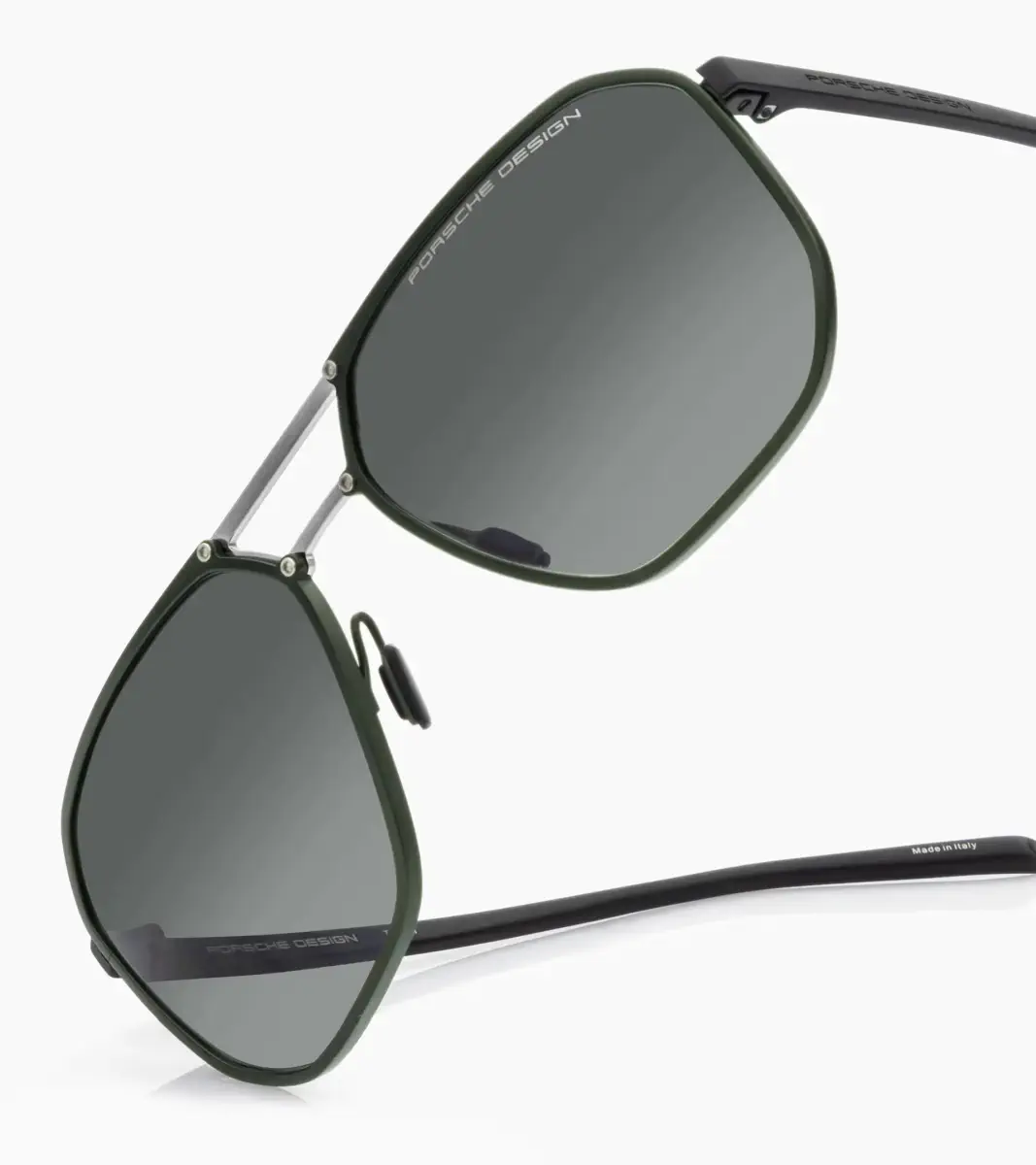 PORSCHE DESIGN Sunglasses P´8971 sluneční brýle zeleno šedé s šedými skly 