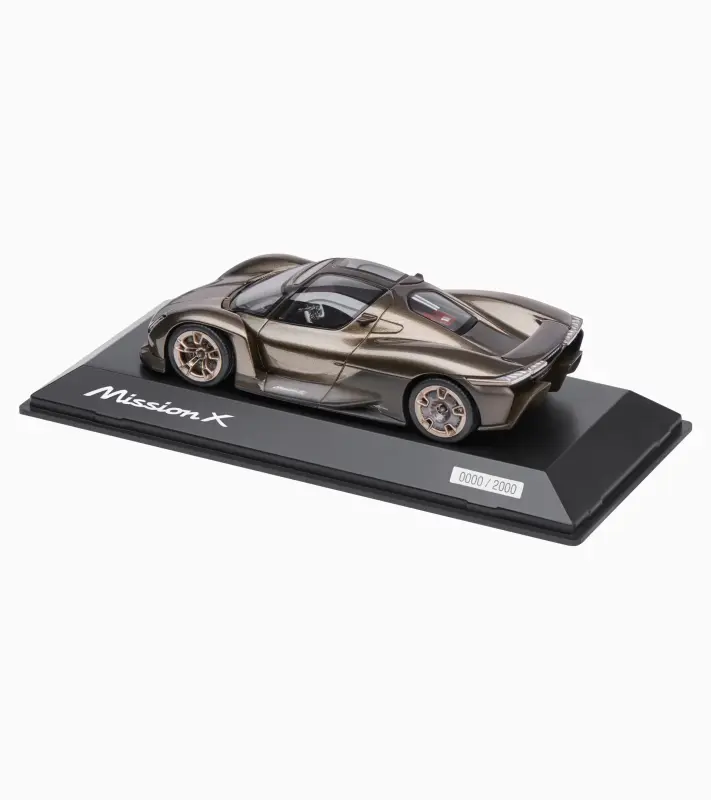 PORSCHE Mission X Limited Edition Model 1:43 kovově bronzová metalíza