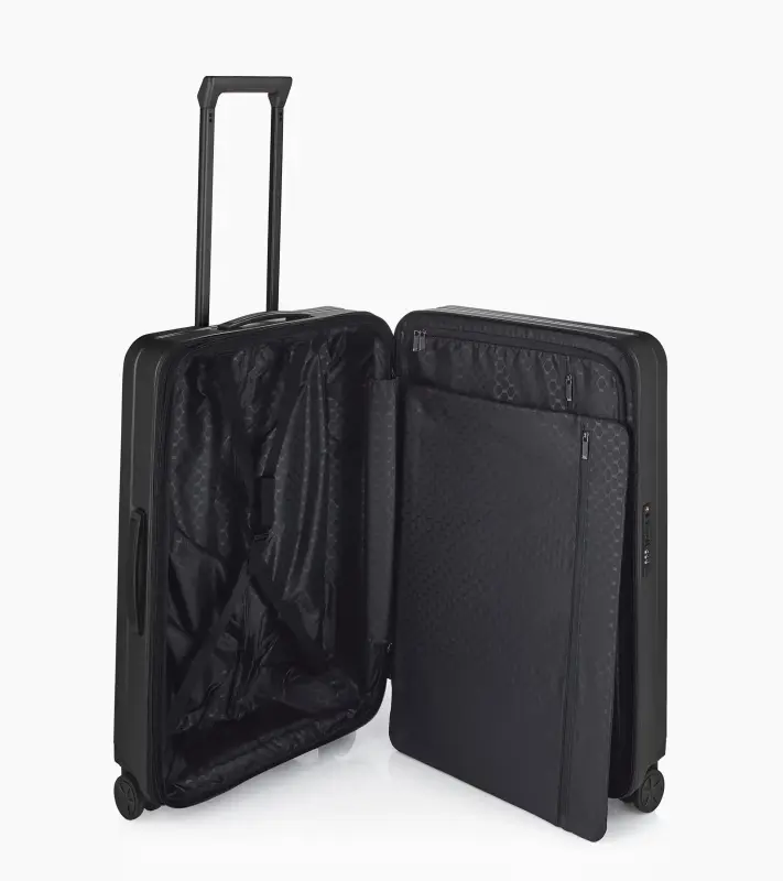 PORSCHE DESIGN Roadster Hardcase Trolley M Kufr cestovní zavazadlo lehké skořepinové TSA černé matné