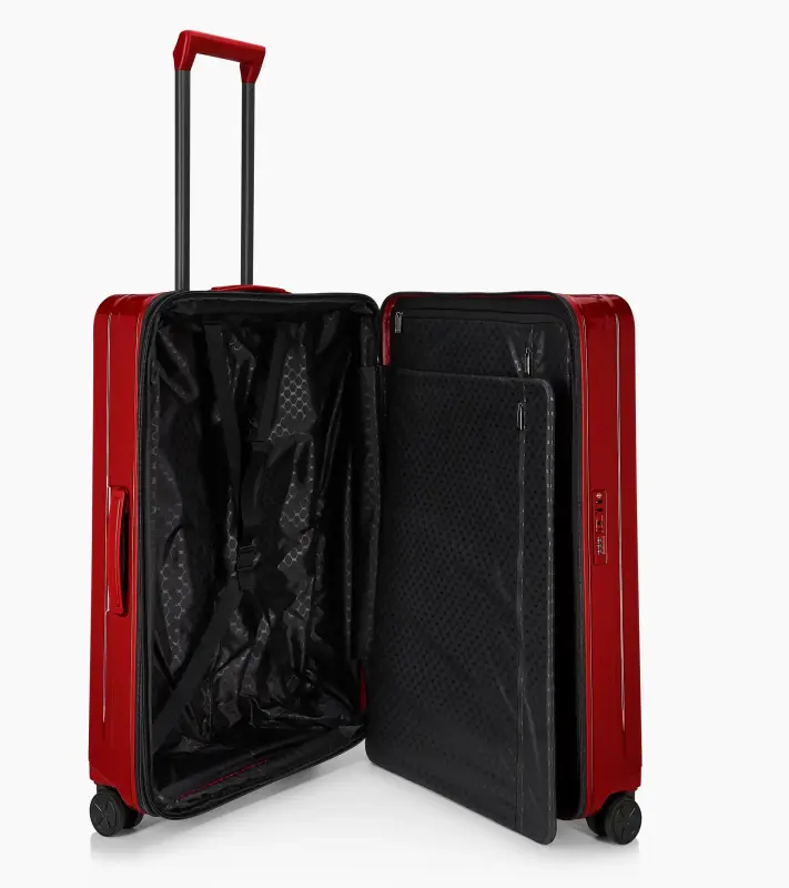 1+1 PORSCHE DESIGN Roadster Hardcase Trolley Set L+S Sada kufrů cestovních zavazadel červené lesklé