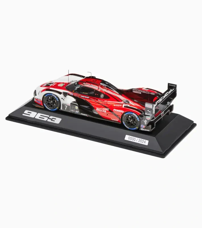 PORSCHE 963 Winner 24h Daytona #7 Ltd Model 1:43 startovní číslo 7 červený