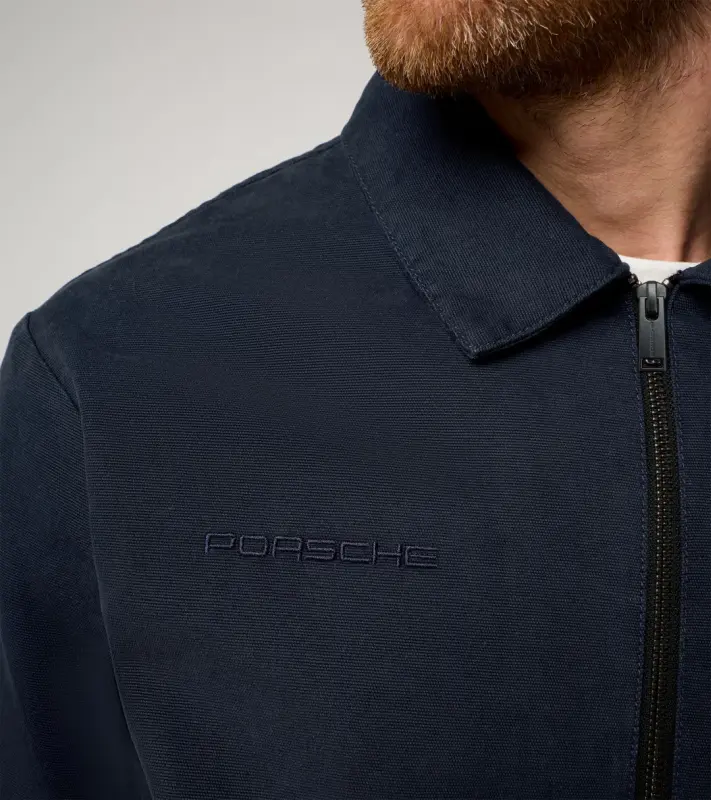 PORSCHE Jacket AHEAD Bunda UNI volnočasová sportovní klasického střihu tmavě modrá