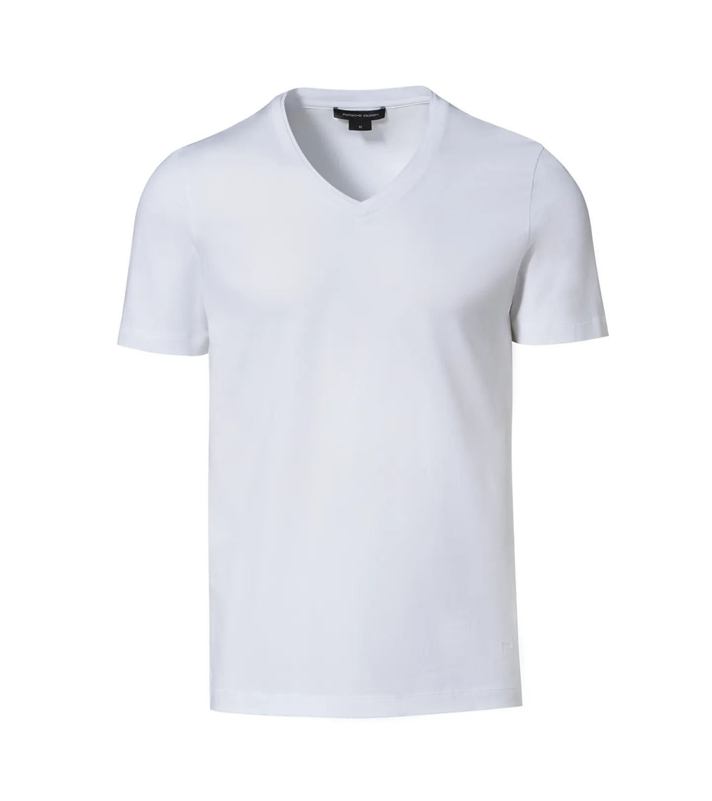 PORSCHE DESIGN V-neck T-shirt Tričko bavlněné s výstřihem do V černá, bílá, námořní modrá