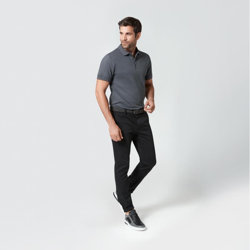 Porsche Design P-Icon Polo Tričko s límečkem šedé
