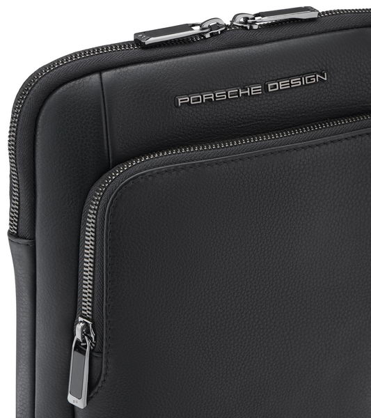 Porsche Design ROADSTER LEATHER SHOULDERBAG S Taška přes rameno kožená černá black