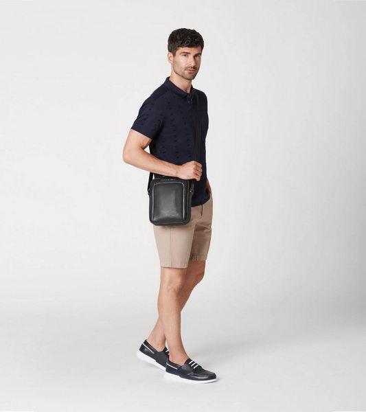 Porsche Design ROADSTER LEATHER SHOULDERBAG XS Taška přes rameno kožená černá black