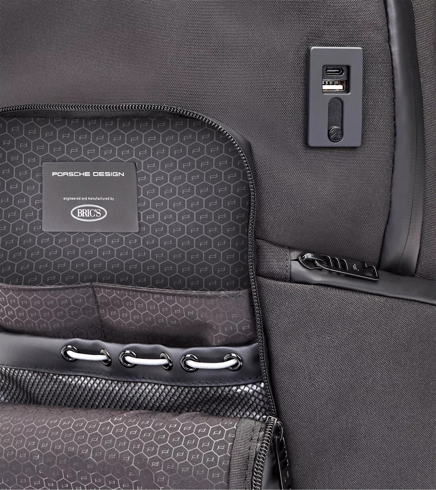 PORSCHE DESIGN Urban Eco Backpack M2 Batoh na záda kompaktní pracovní černá