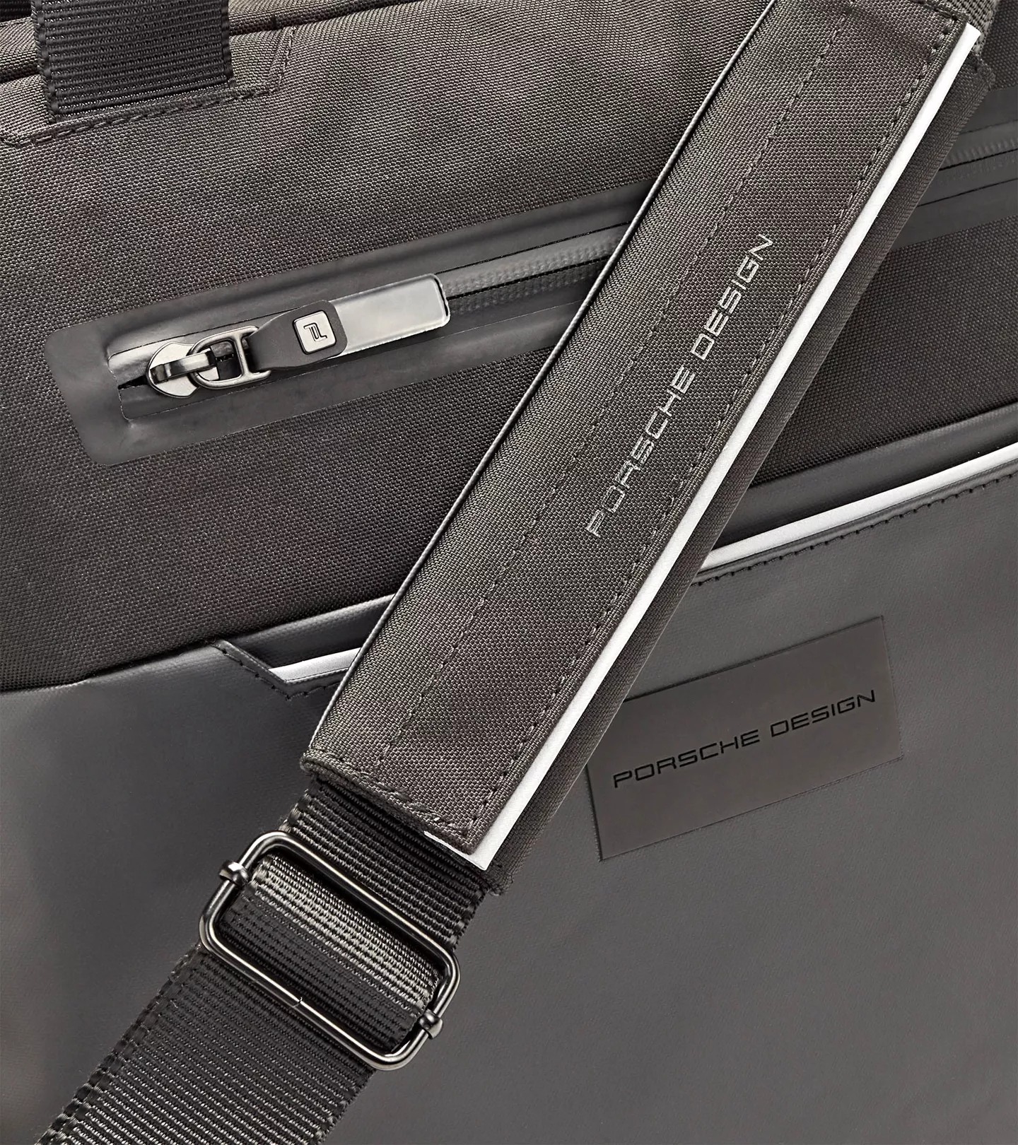 Porsche Design Urban Eco Briefcase M manažerská aktovka černá black