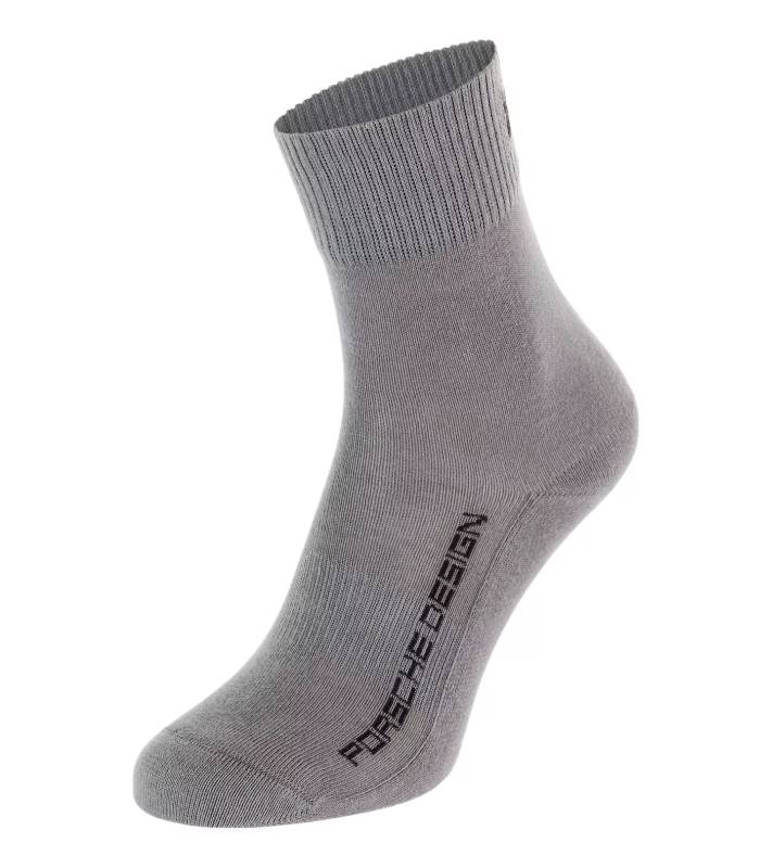 PORSCHE DESIGN Socks Sportovní ponožky 3 páry černá šedá bílá