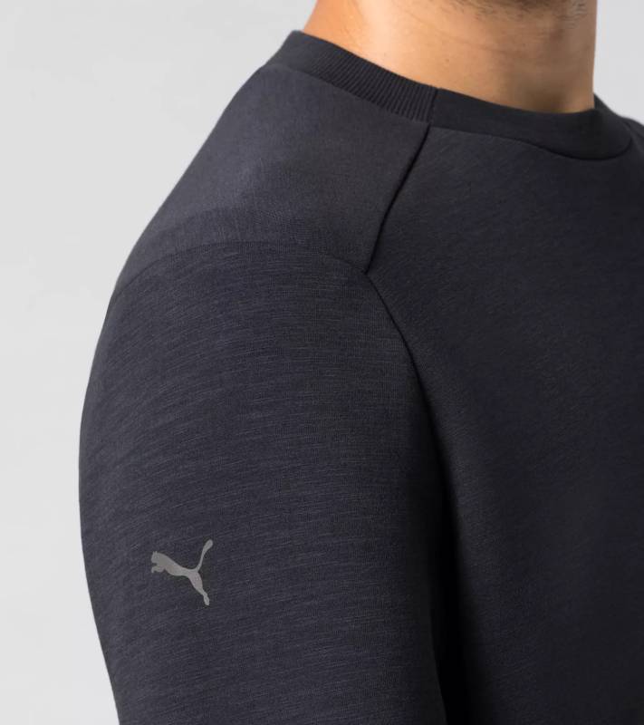 PORSCHE DESIGN RCT Crew Neck Svetr s výstřihem ke krku černá