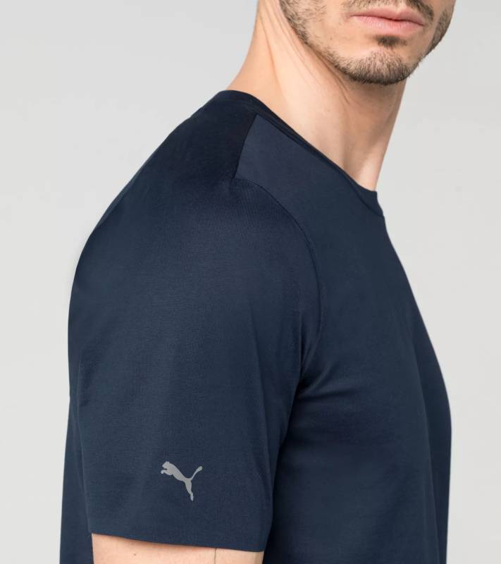 PORSCHE DESIGN Essential Tee Tričko s kulatým výstřihem námořní modrá
