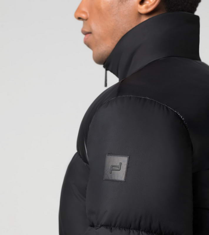 Porsche Design Stand Collar Padded Jacket bunda pánská černá