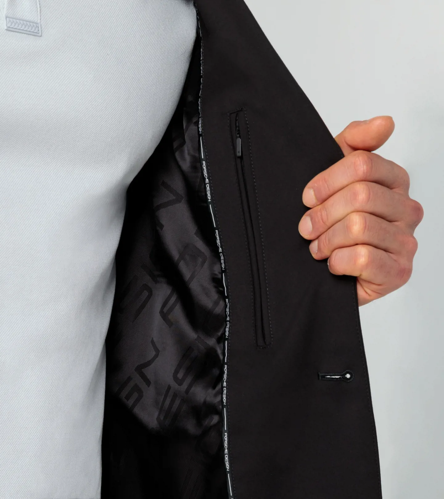 PORSCHE DESIGN Athleisure blazer Sako blejzr elegantní volnočasové módní černá