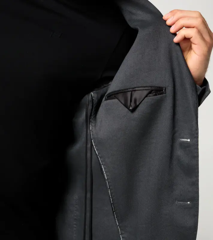 PORSCHE DESIGN Active Driving Blazer Blejzr neformální sako sportovního střihu antracitově šedá