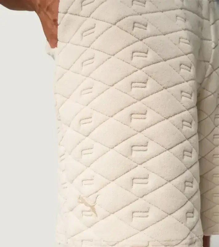 PORSCHE DESIGN Summer shorts Kalhoty krátké s reliéfním vzorem alpská bílá