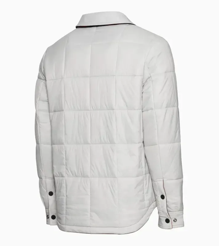 PORSCHE Reversible jacket Turbo No. 1 Bundá pánská oboustranná kostkovaná a  ledovcově šedá
