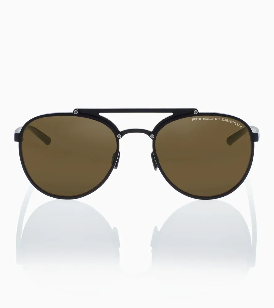 PORSCHE DESIGN Sunglasses P´8972 sluneční brýle černé s hnědými skly
