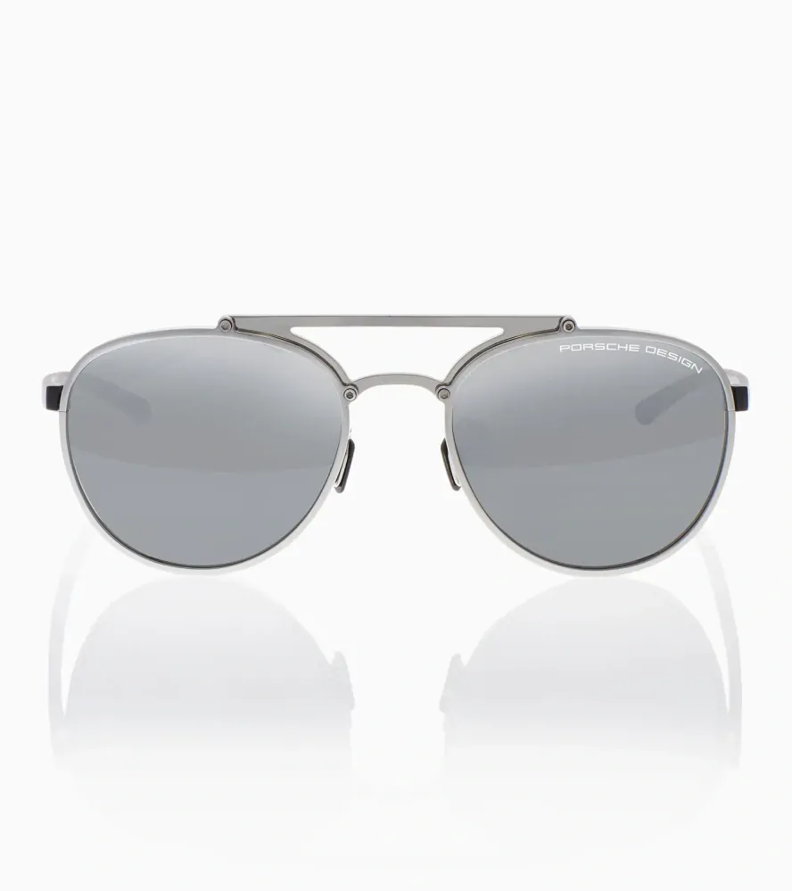 PORSCHE DESIGN Sunglasses P´8972 sluneční brýle paladium se stříbrnými skly zrcadlové